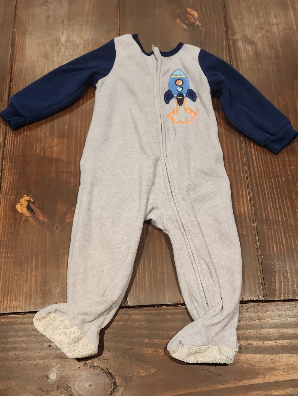 Rocket Footed One-Piece for Kids